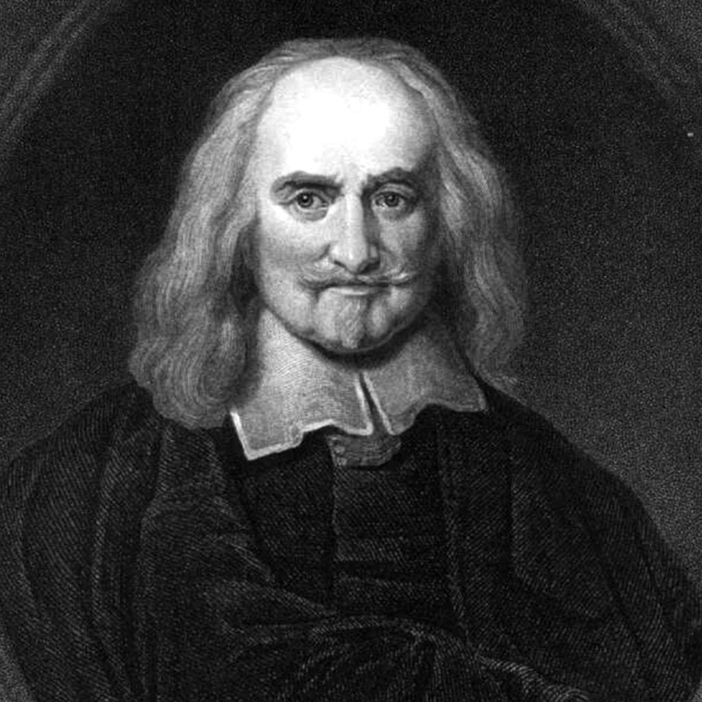 Thomas Hobbes Drawing