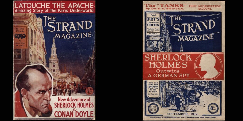 The adventures of Shirlock Holmes The Strand Magazine from covers