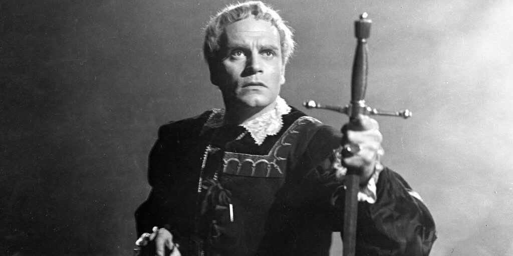 Laurence Olivier as Hamlet in the 1948 film