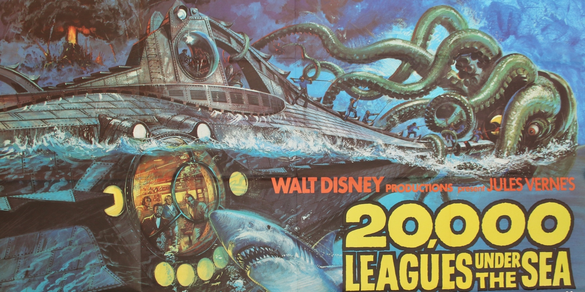 20,000 Leagues under the sea - Disney movie poster