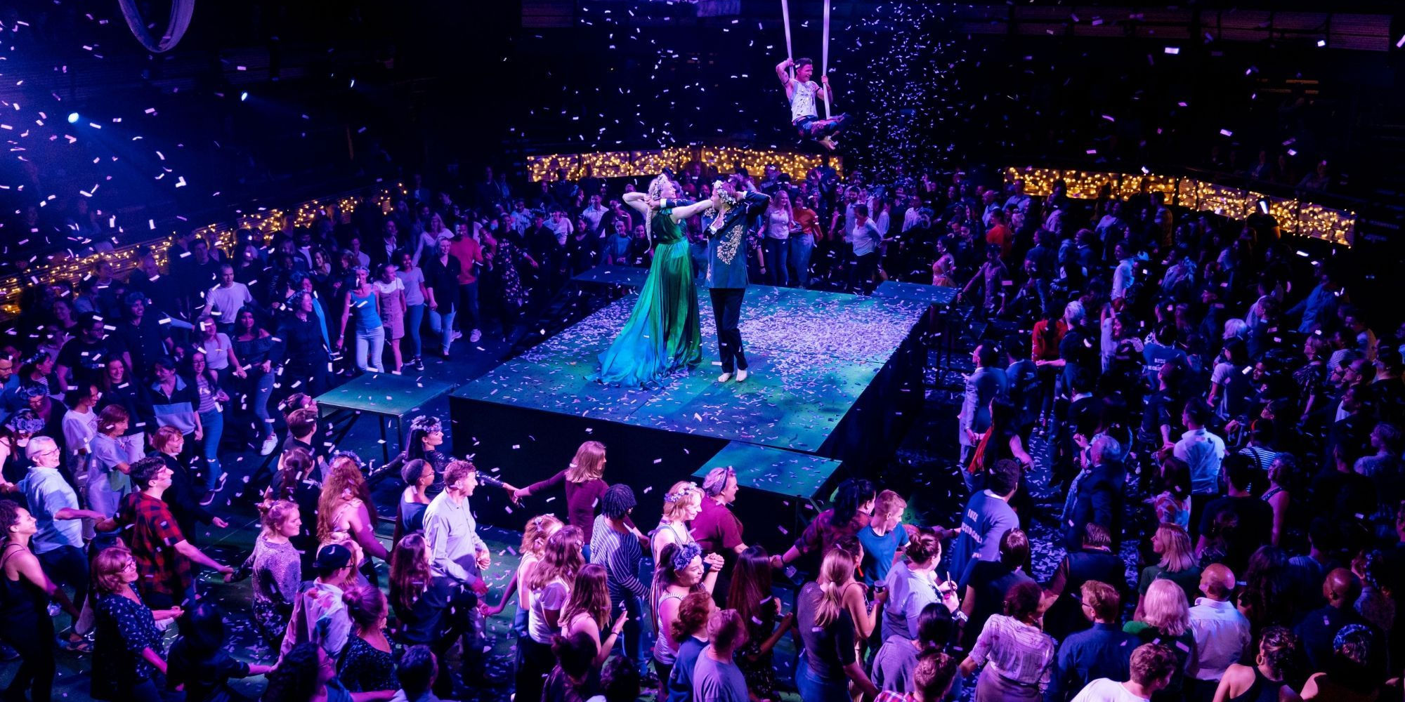 A Midsummer Night's Dream review – giddy shenanigans with a brilliantly  chaotic Puck, Theatre