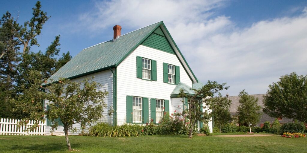 A house with Green Gables