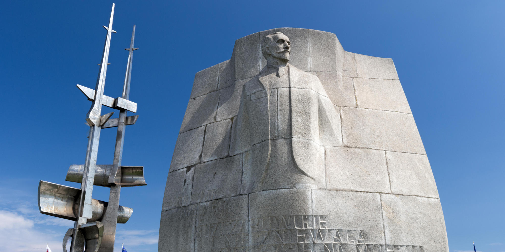 Joseph Conrad monument, Gdynia, Poland