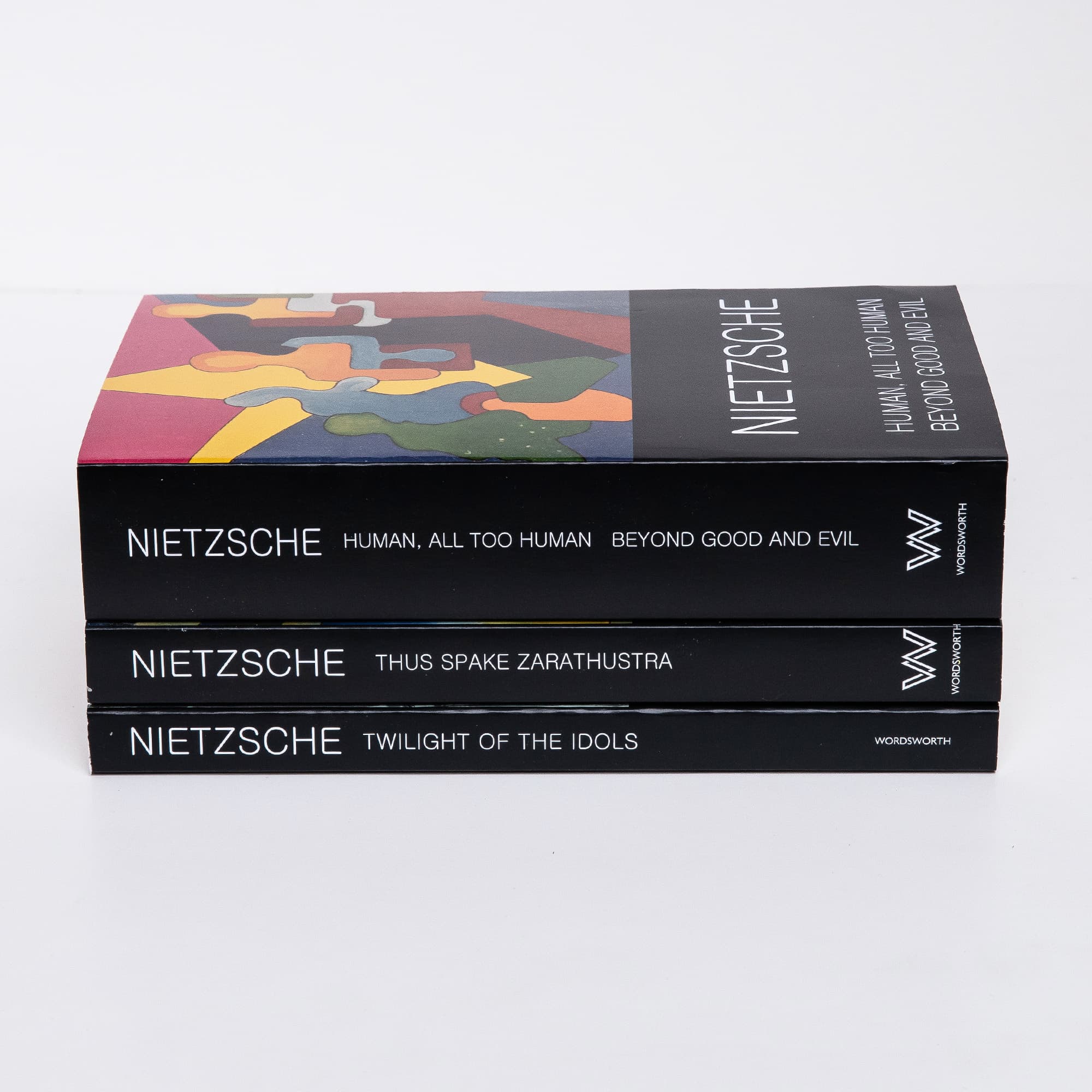 Nietzsche book stack