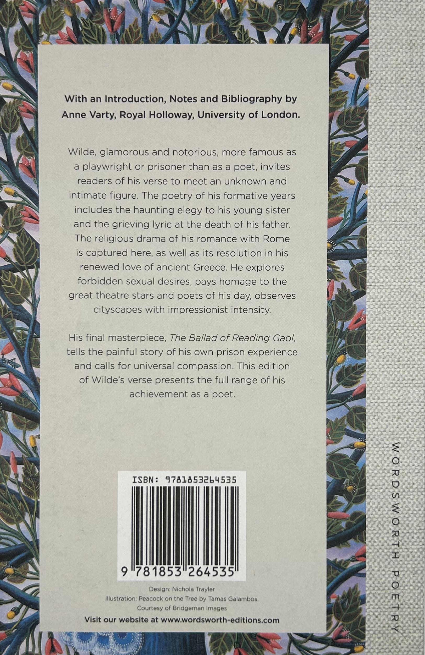 The Collected Works of Oscar Wilde - Back Cover
