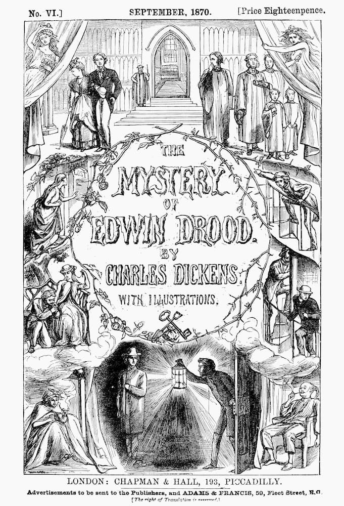 Cover of the final part of the unfinished series of The Mystery of Edwin Drood