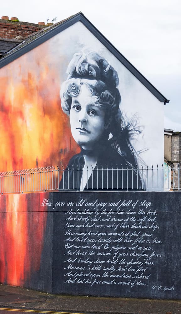 Mural of Maud Gonne MacBride, Sligo Town 