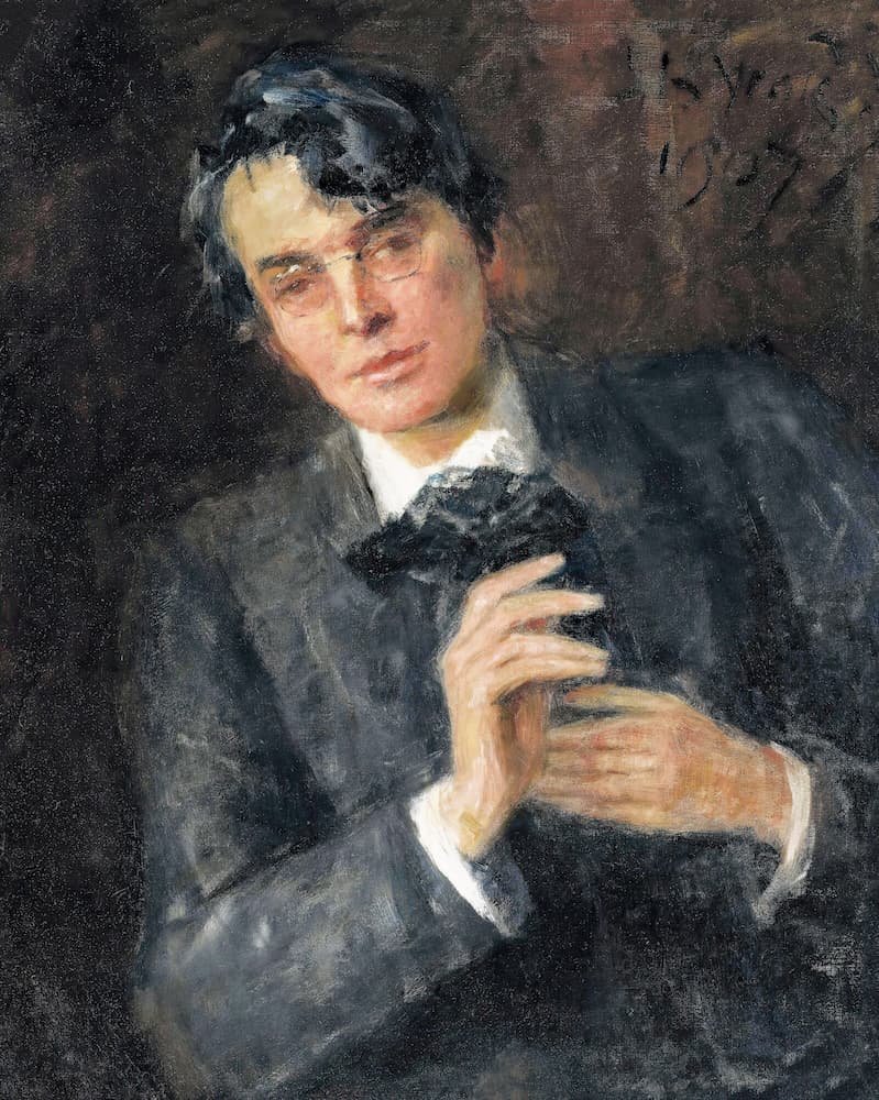 Portrait of Yeats by his father. W.B. Yeats and the Nobel Prize