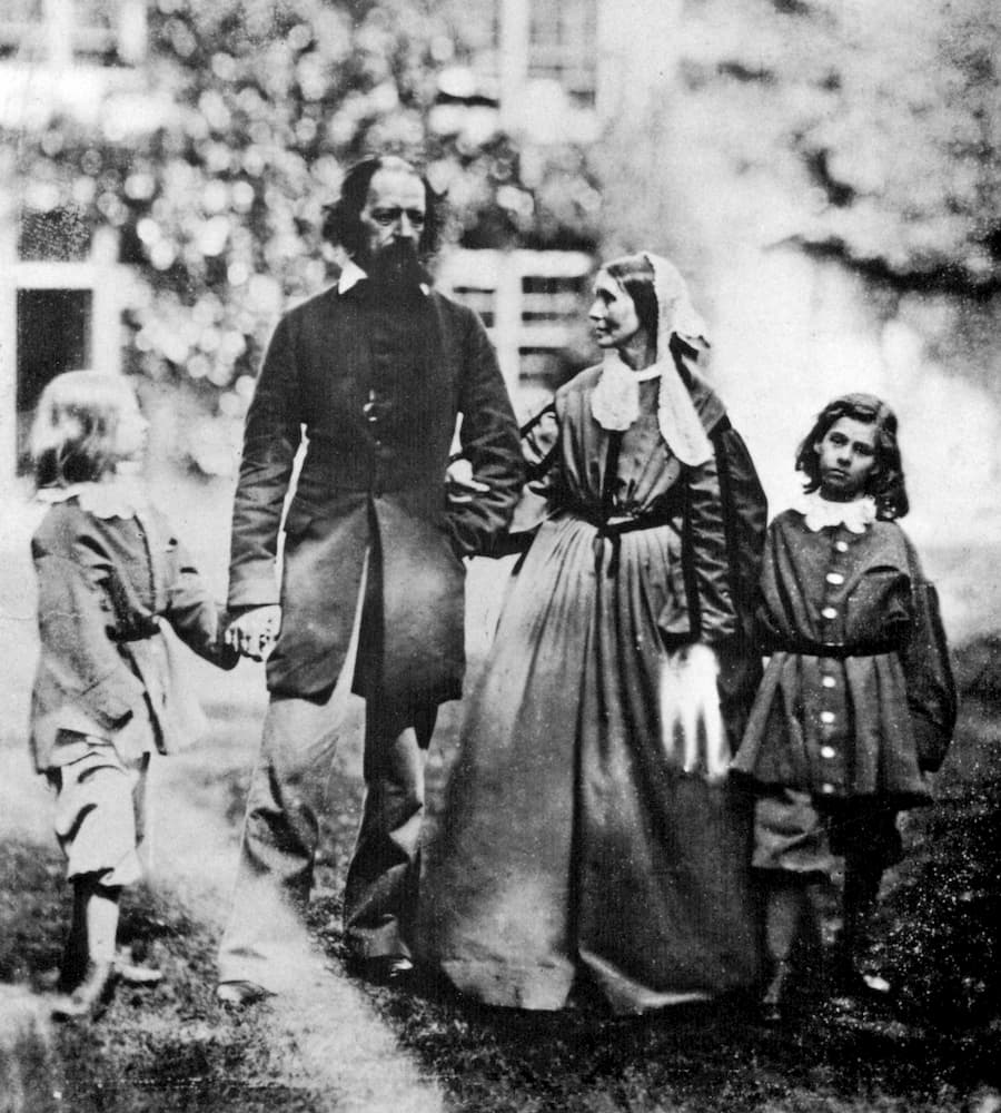 Alfred Lord Tennyson and his family 