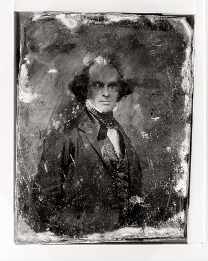 The Scarlet Letter Nathaniel Hawthorne Daguerrotype by anonymous photographer c.1850